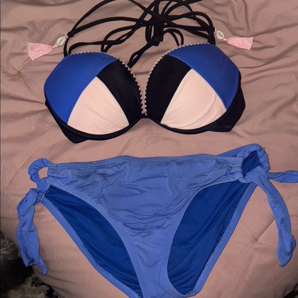 Colorblock Bikini Set - Picture 2 of 5